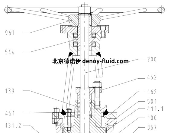 KSB阀门AKG-A剖面图1