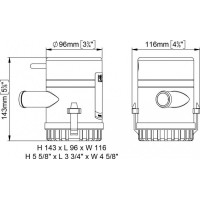 Marco UP1500潜水泵95 l / min