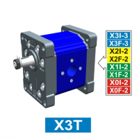 VIVOLO 液压泵级带外齿轮多个泵级主泵 ø22 标准法兰X0T型