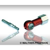 德国WALTHER-PRAZISION 低压单接头BF-005具有易于清洁的球面形状