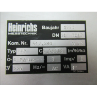 HEINRICHS流量计 BGN-S50-326BQ000-0-S56-0-H