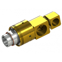 Haag + Zeissler旋转接头7101系列，带铝或黄铜水的旋转接头设计