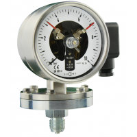 suchy KMP-20工业接触式隔膜压力表法兰100和160mm