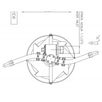 布隆迪特殊版本系列Bolondi RW610A喷嘴意大利喷头