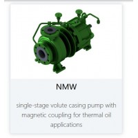 Dickow Pumpen NMW带磁力耦合器导热油应用单级涡壳泵
