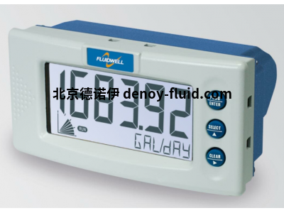 fluidwell多用途指示器D090显示实际值、测量单位和回路电流