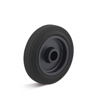 德国TORWEGG 热塑性车轮STPK黑色塑料轮辋滚柱轴承200mm