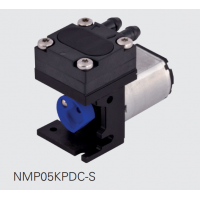 KNF 隔膜气泵 NMP 05型，最大流量： 0.45 l/min，工作压力0.45bar