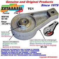 意大利ZETASASSI张紧器TC1铝合金材质非常坚固